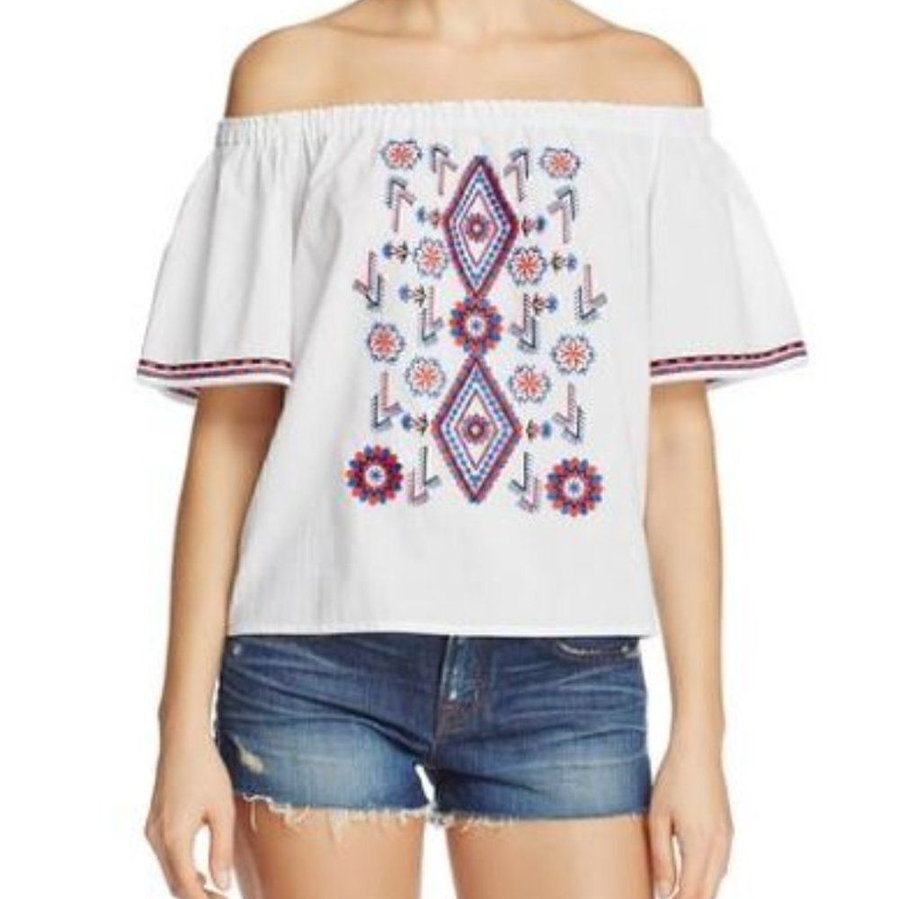 Beltaine Cotton Embroidered Blouse 